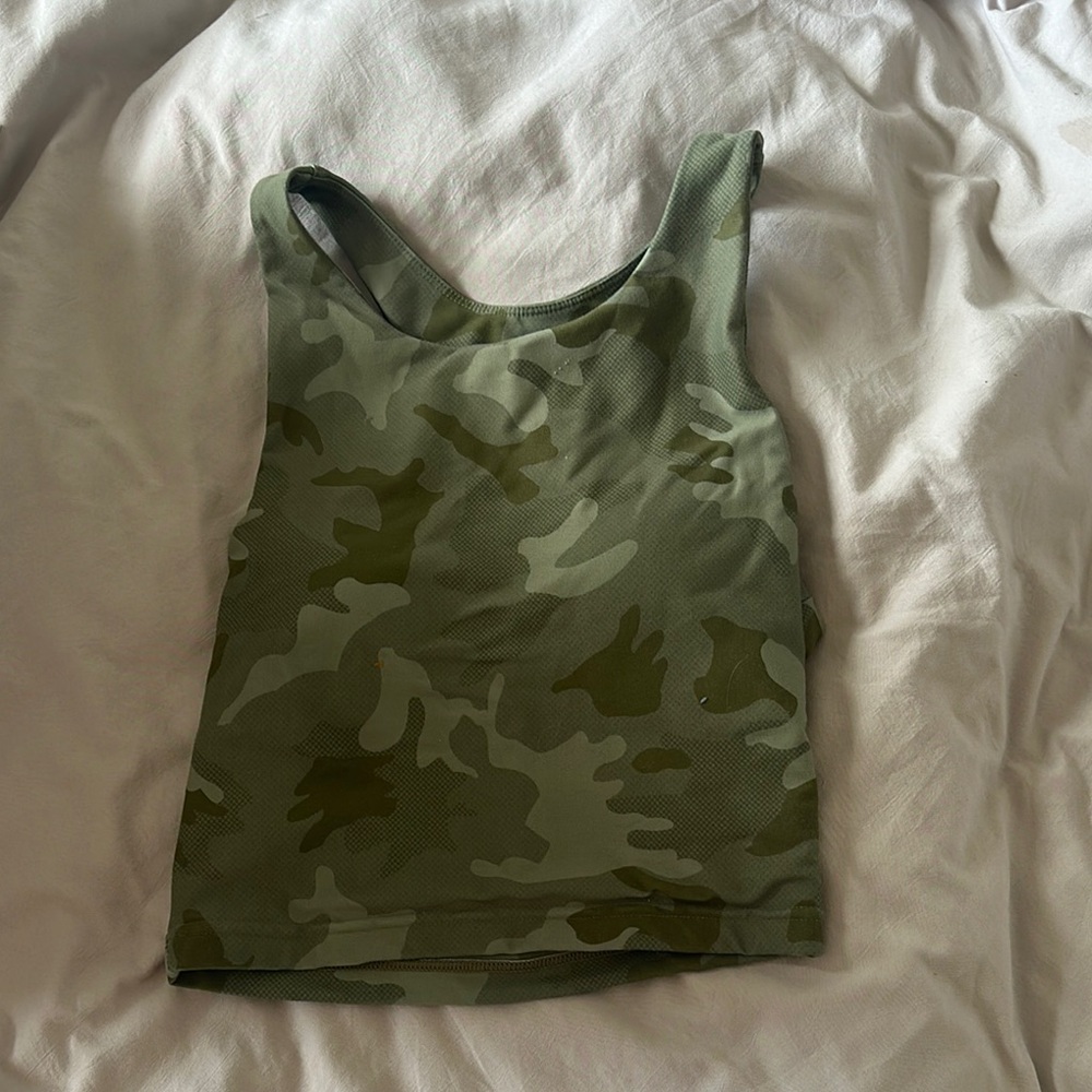 Camo Green Women's Tank Top